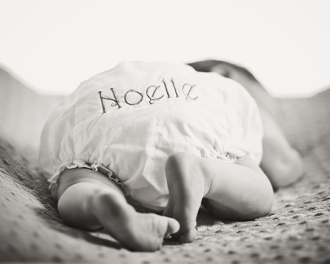 Newborn Bloomers and Feet - Photos From Dad