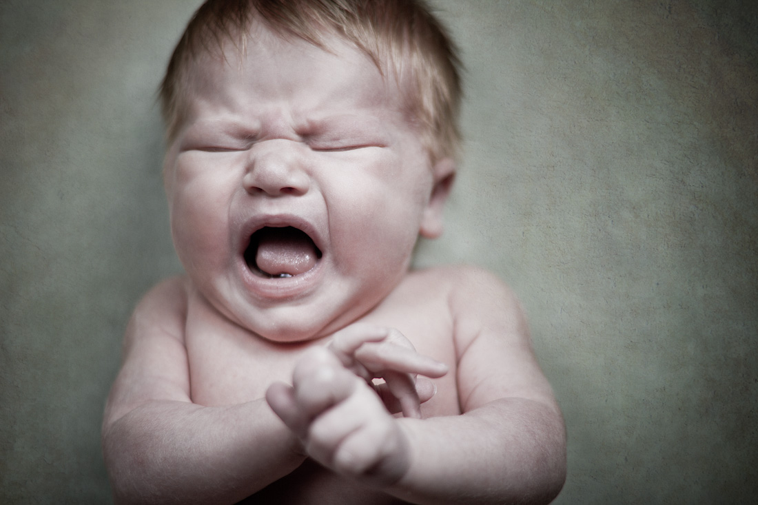 Newborn Crying -- Photos From Dad