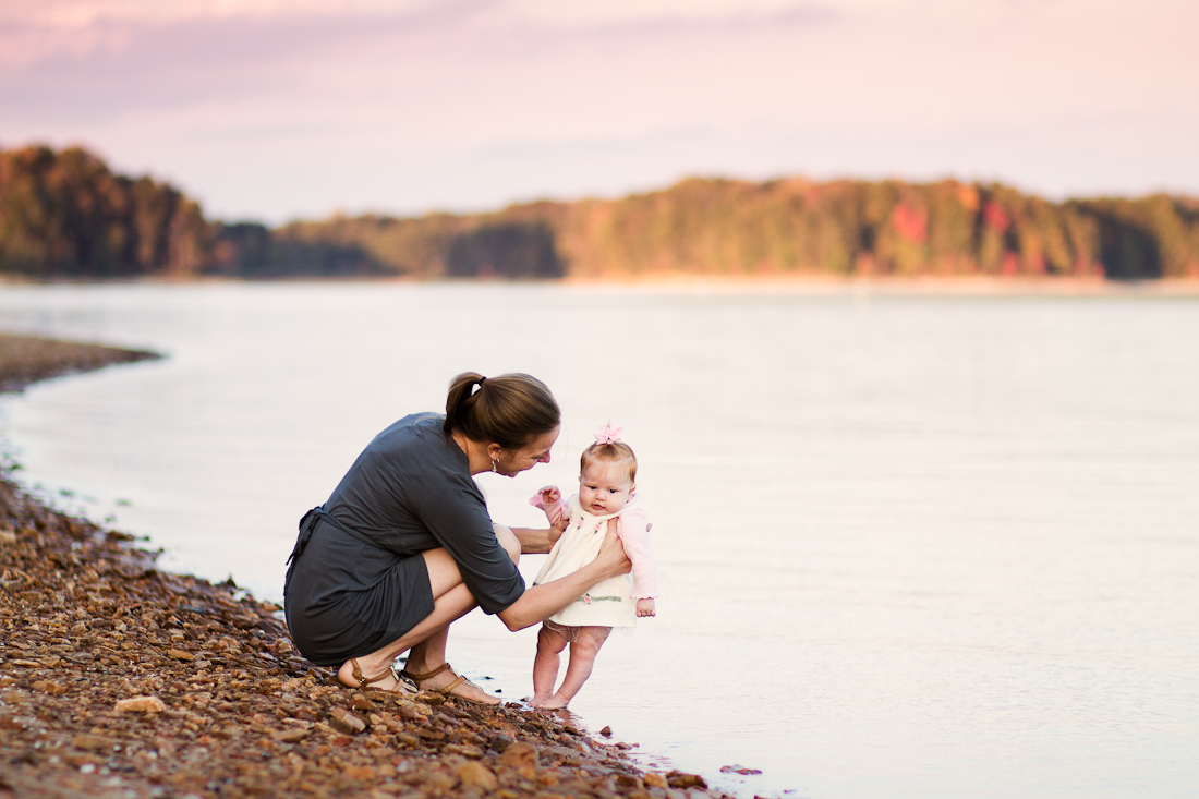 Mom & 4 Month Old at Lake | Photos From Dad